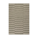 Nate Berkus Mateo Striped Wool Cozy Area Rug RUGS - wool Dash & Albert Olive 3' x 5'