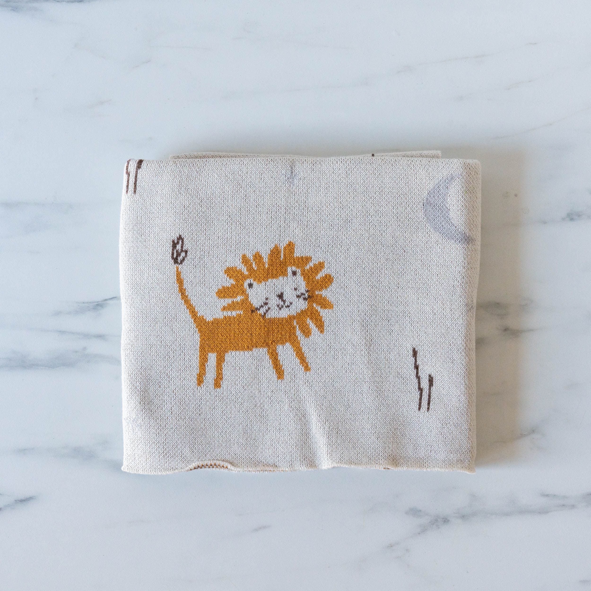 Animal Safari Baby Blanket - Rug & Weave