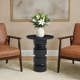 Talbot Mango Wood Side Table FURNITURE - side table Renwil