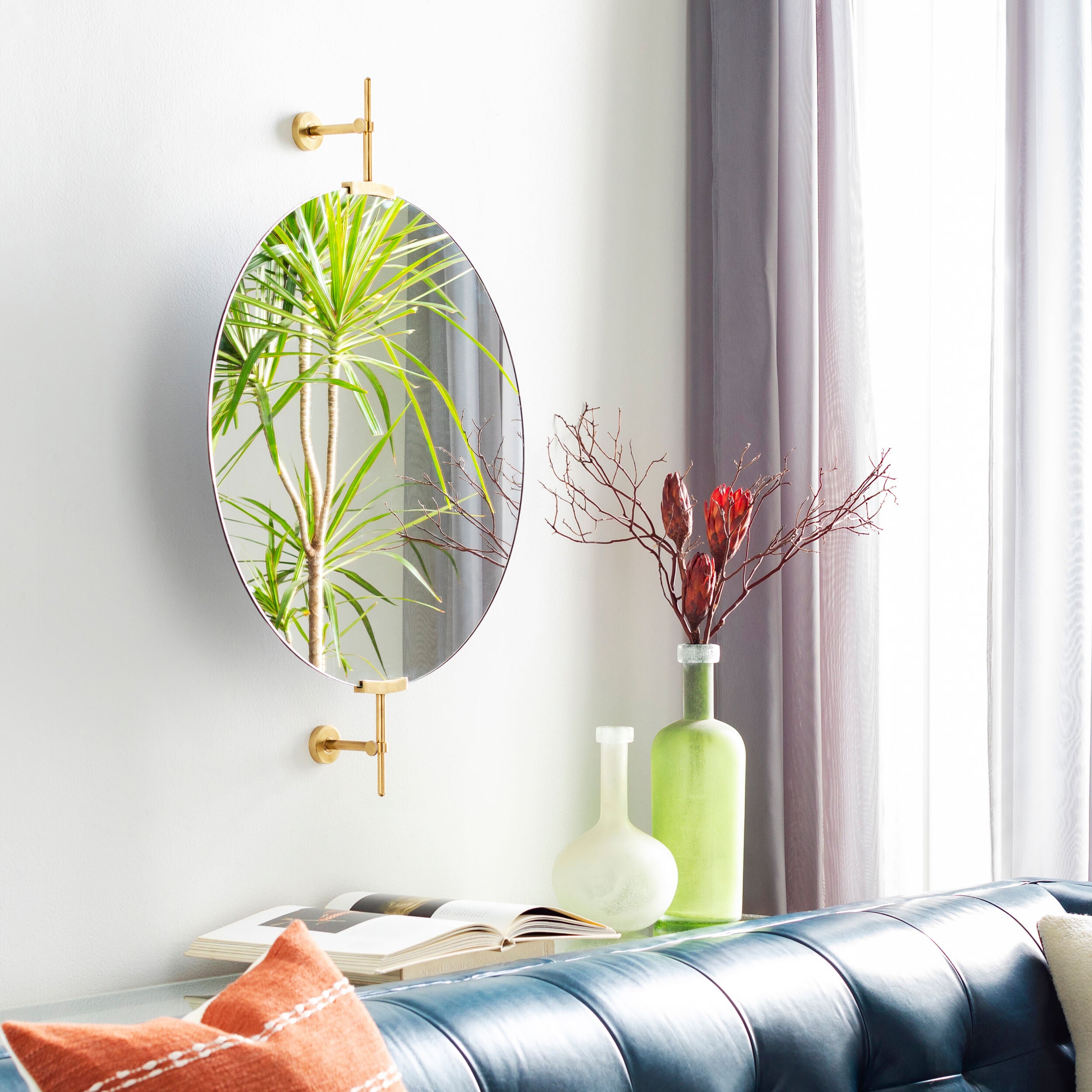 Amaranthe Round Accent Mirror MIRROR - Accent Mirror Surya