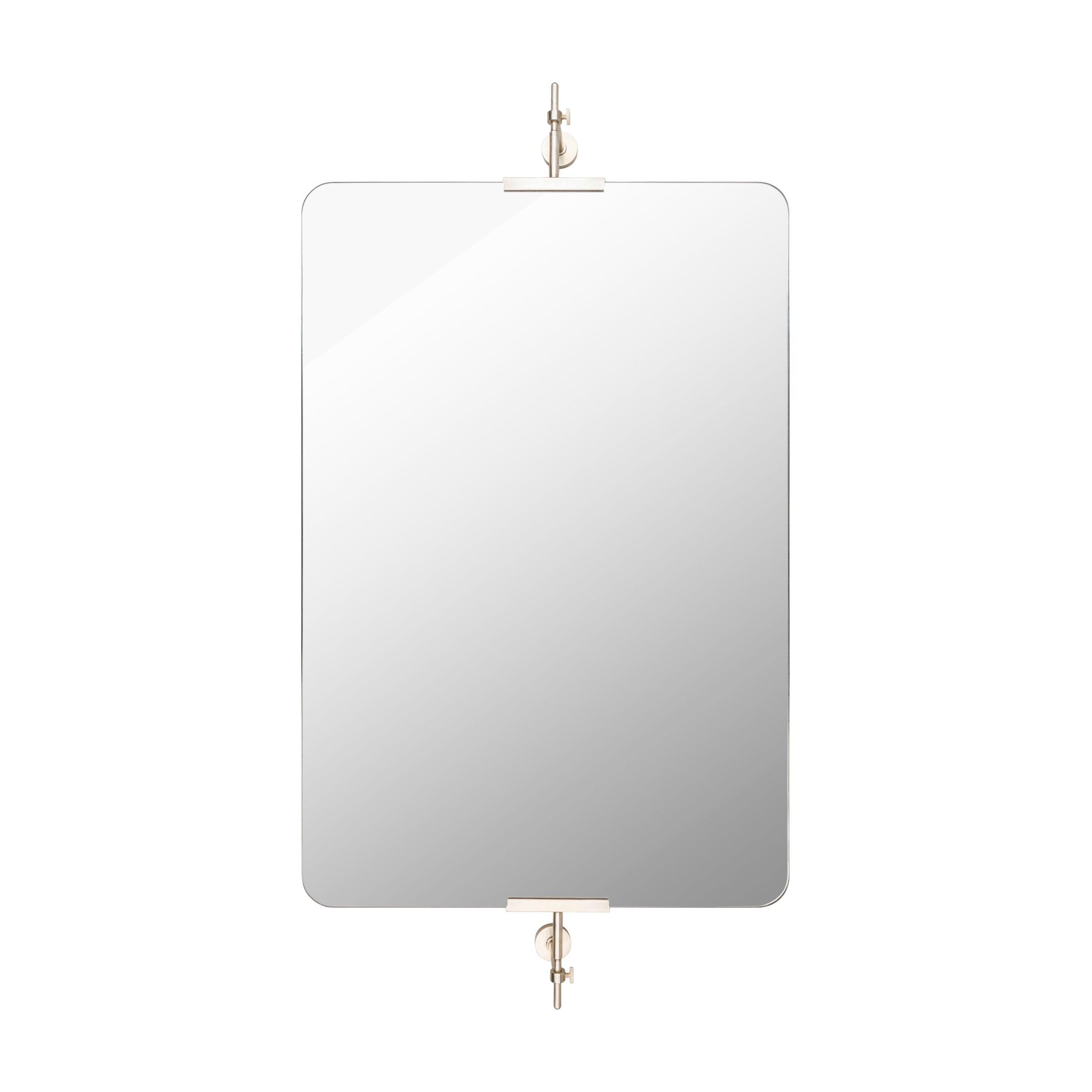 Amaranthe Accent Mirror MIRROR - Accent Mirror Surya Antiqued Metallic - Silver 46"