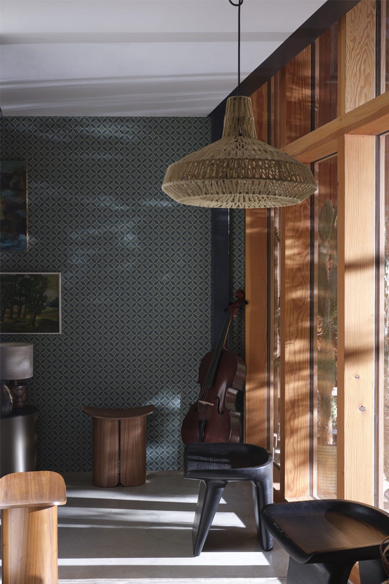 Farrow & Ball Achard Wallpaper WALLPAPER - Farrow & Ball Farrow & Ball