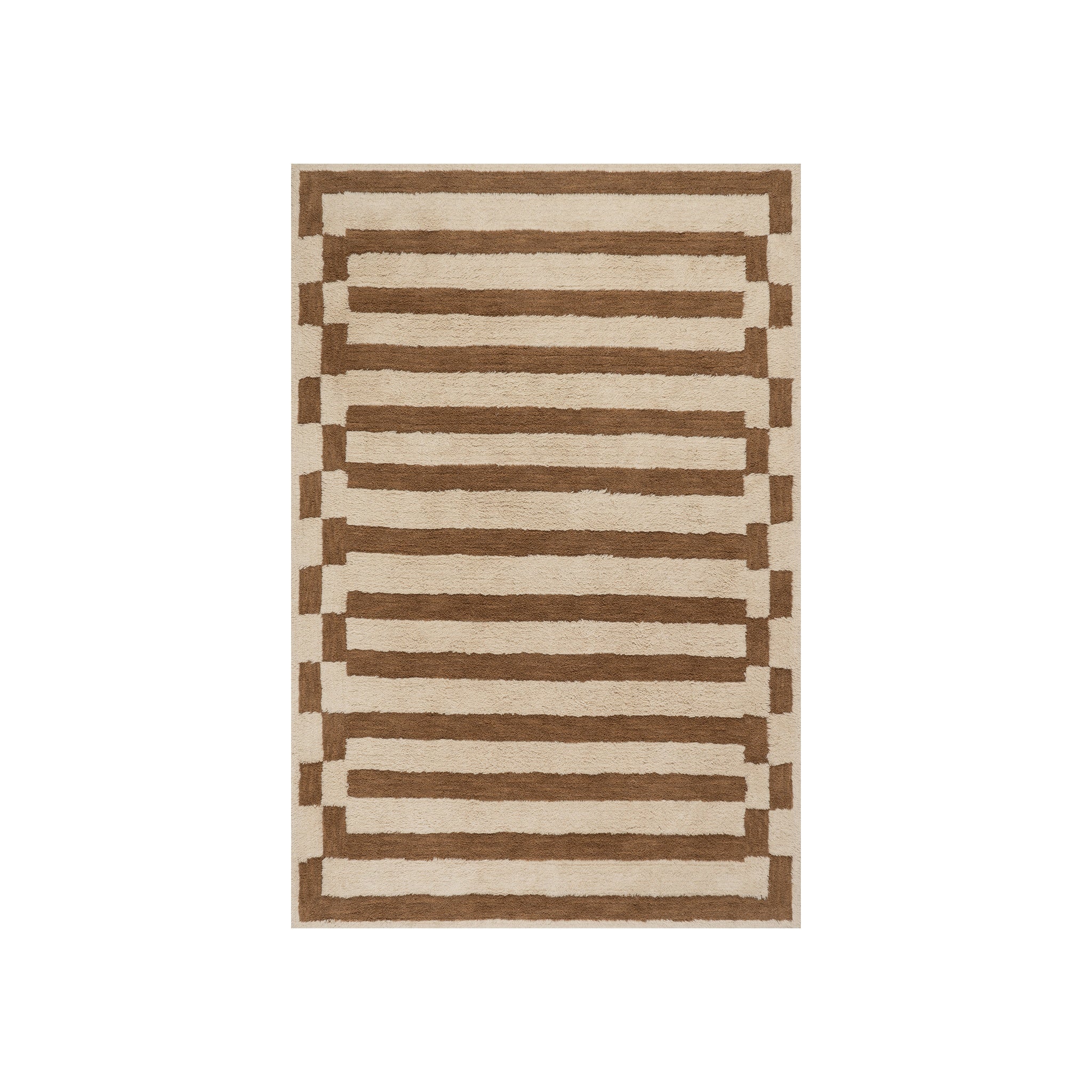 Velaina Handmade Washable Wool Rug RUGS - wool Dash & Albert Tan 5' x 8'