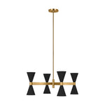 Albertine Extra Large Chandelier LIGHTING - chandelier Visual Comfort Midnight Black