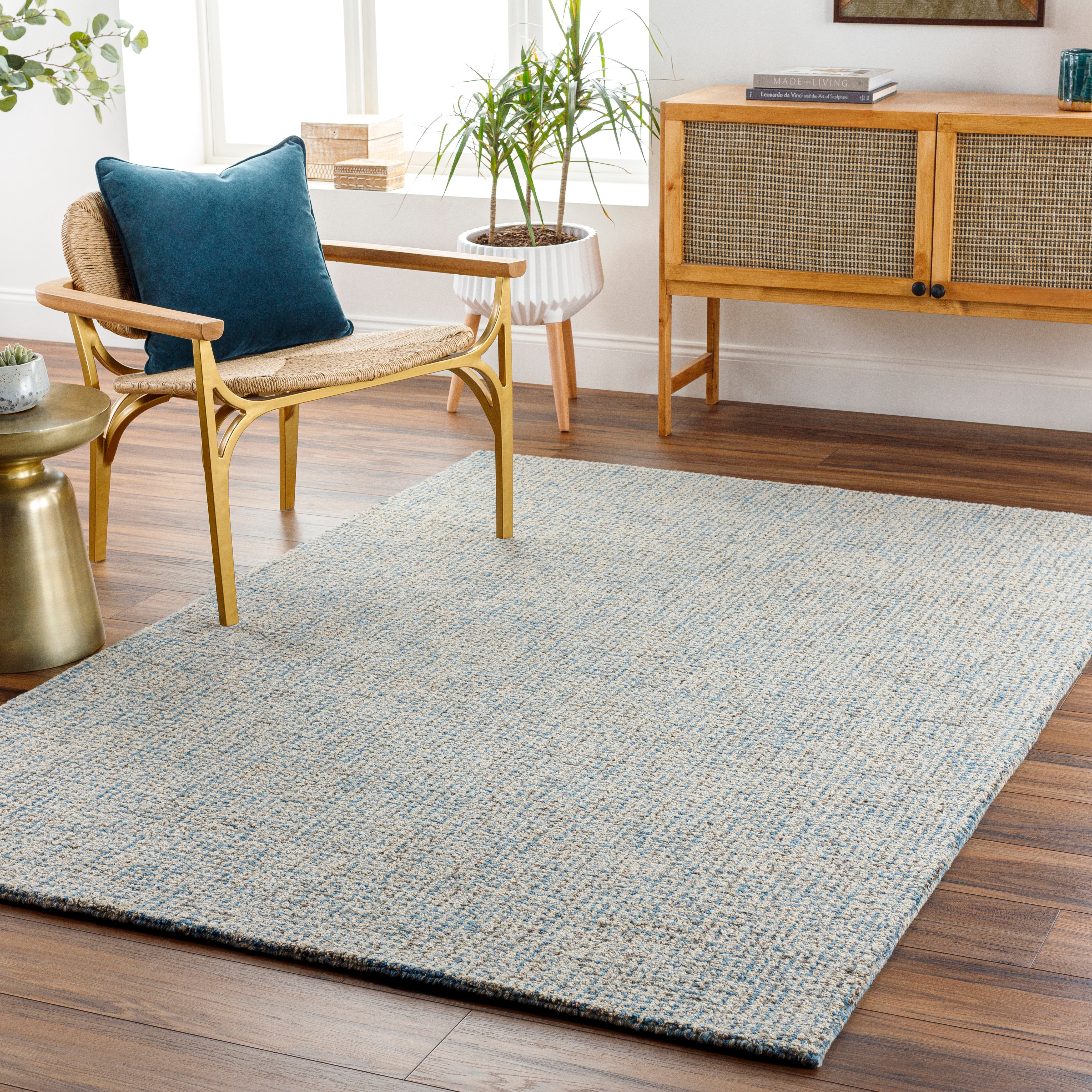 Aiden Sky Rug RUGS - wool Surya