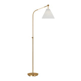 Remy Medium Task Floor Lamp LIGHTING - floor lamp Visual Comfort Burnished Brass