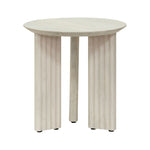 Agnes End Table FURNITURE - end table Surya White