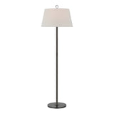 Griffin Large Floor Lamp LIGHTING - floor lamp Visual Comfort Bronze and Chocolate Leather