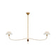 Hand-Rubbed Antique Brass and Saddle Leather