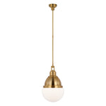 Bernard 14" Pendant LIGHTING - pendant Visual Comfort Hand-Rubbed Antique Brass