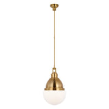 Bernard 14" Pendant LIGHTING - pendant Visual Comfort Hand-Rubbed Antique Brass