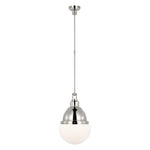 Bernard 14" Pendant LIGHTING - pendant Visual Comfort Polished Nickel
