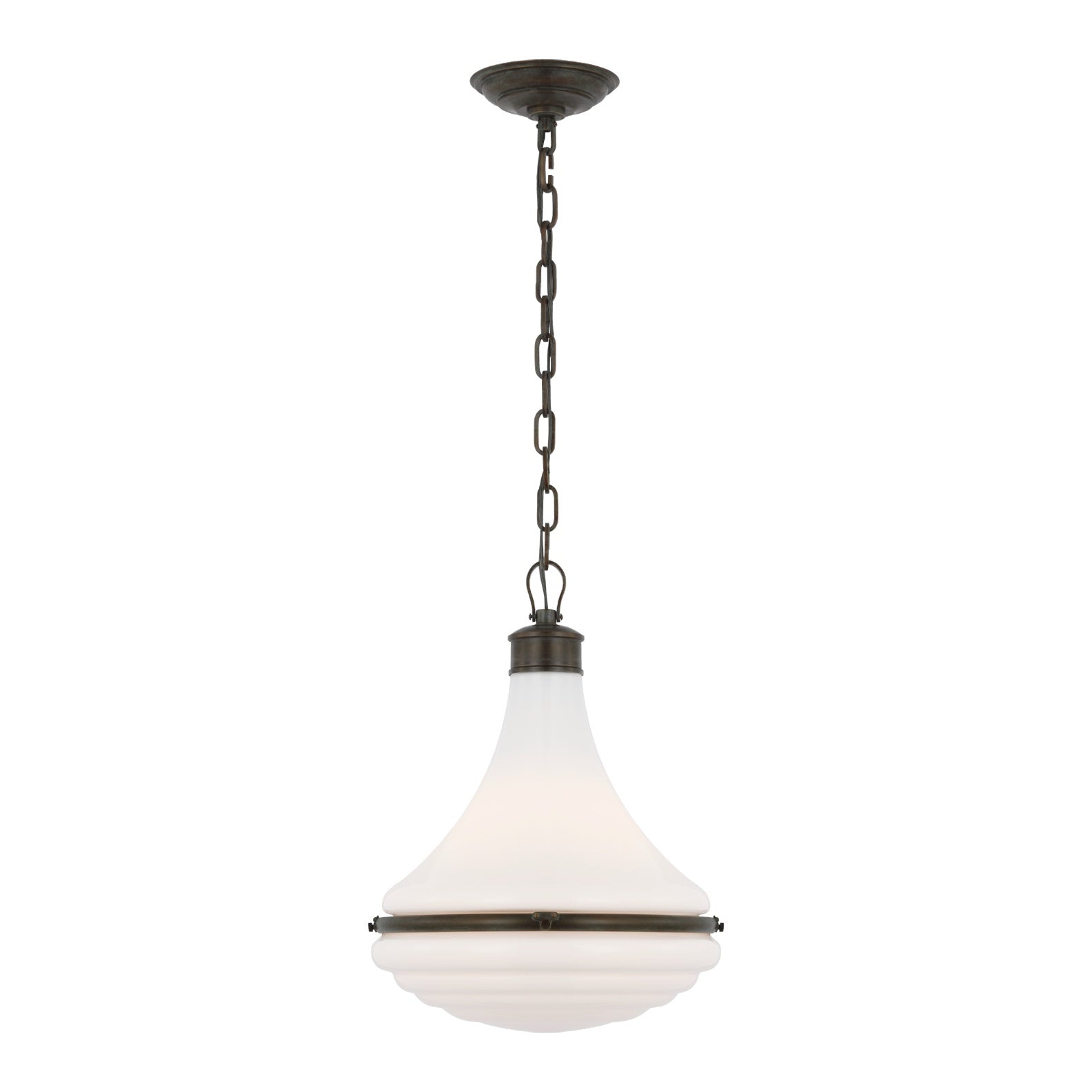 Wesley 15" Pendant LIGHTING - pendant Visual Comfort Bronze