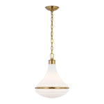 Wesley 15" Pendant LIGHTING - pendant Visual Comfort Hand-Rubbed Antique Brass