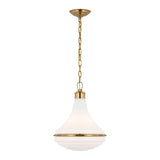 Wesley 15" Pendant LIGHTING - pendant Visual Comfort Hand-Rubbed Antique Brass