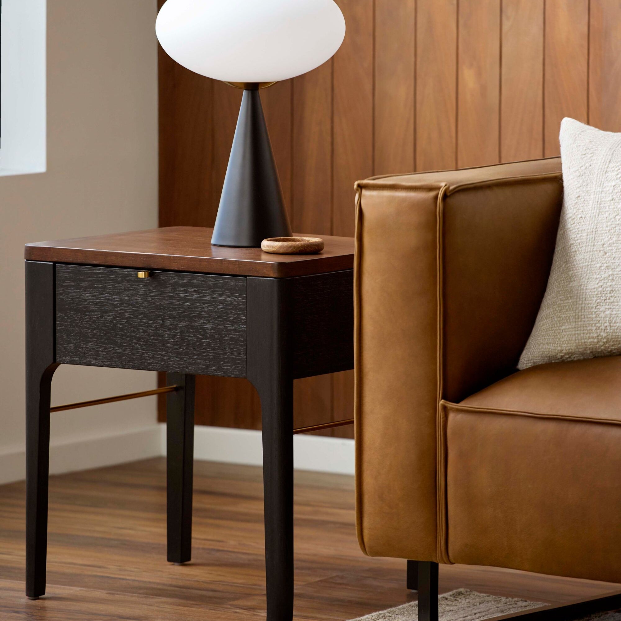 Anello End Table FURNITURE - end table Surya