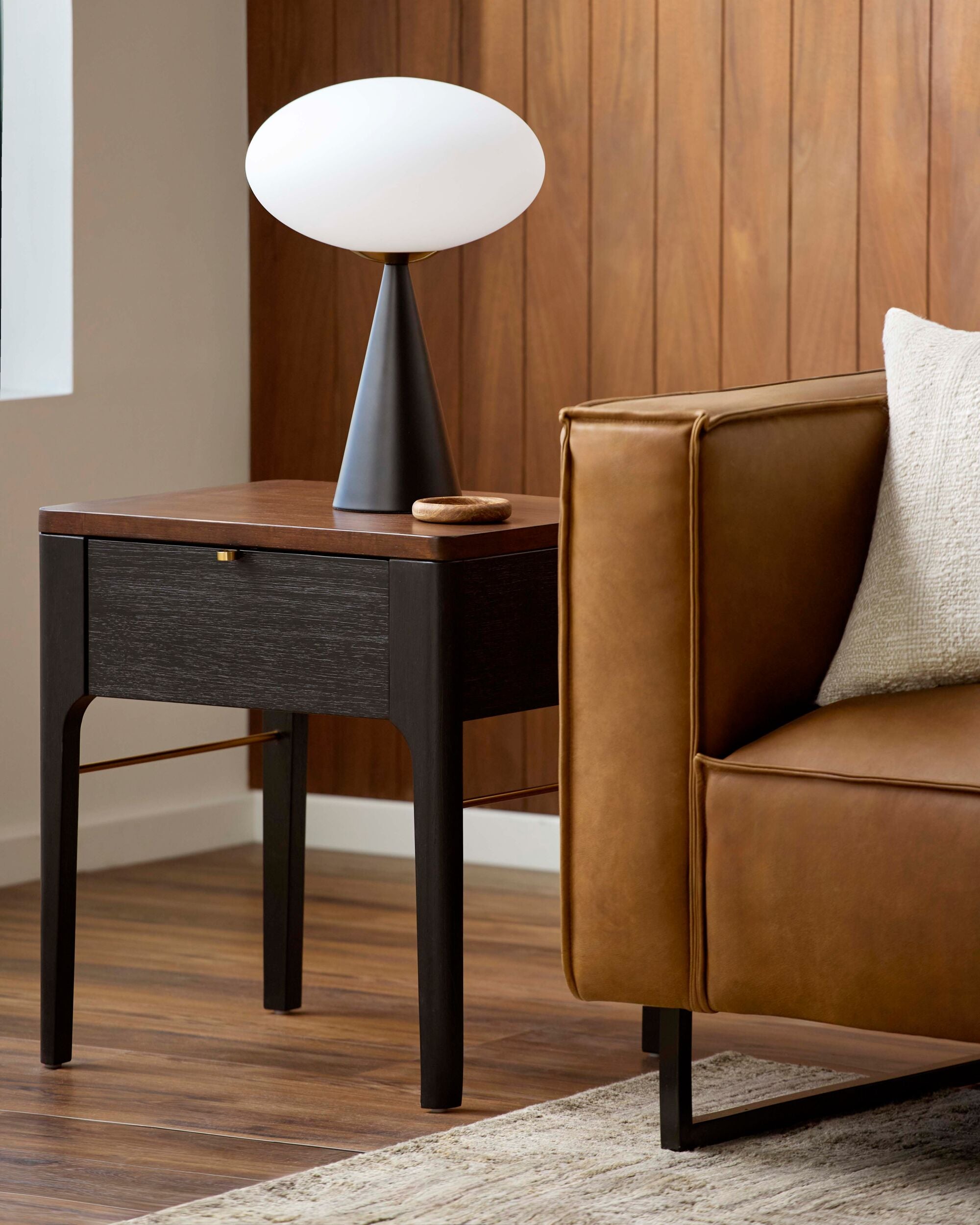 Anello End Table FURNITURE - end table Surya