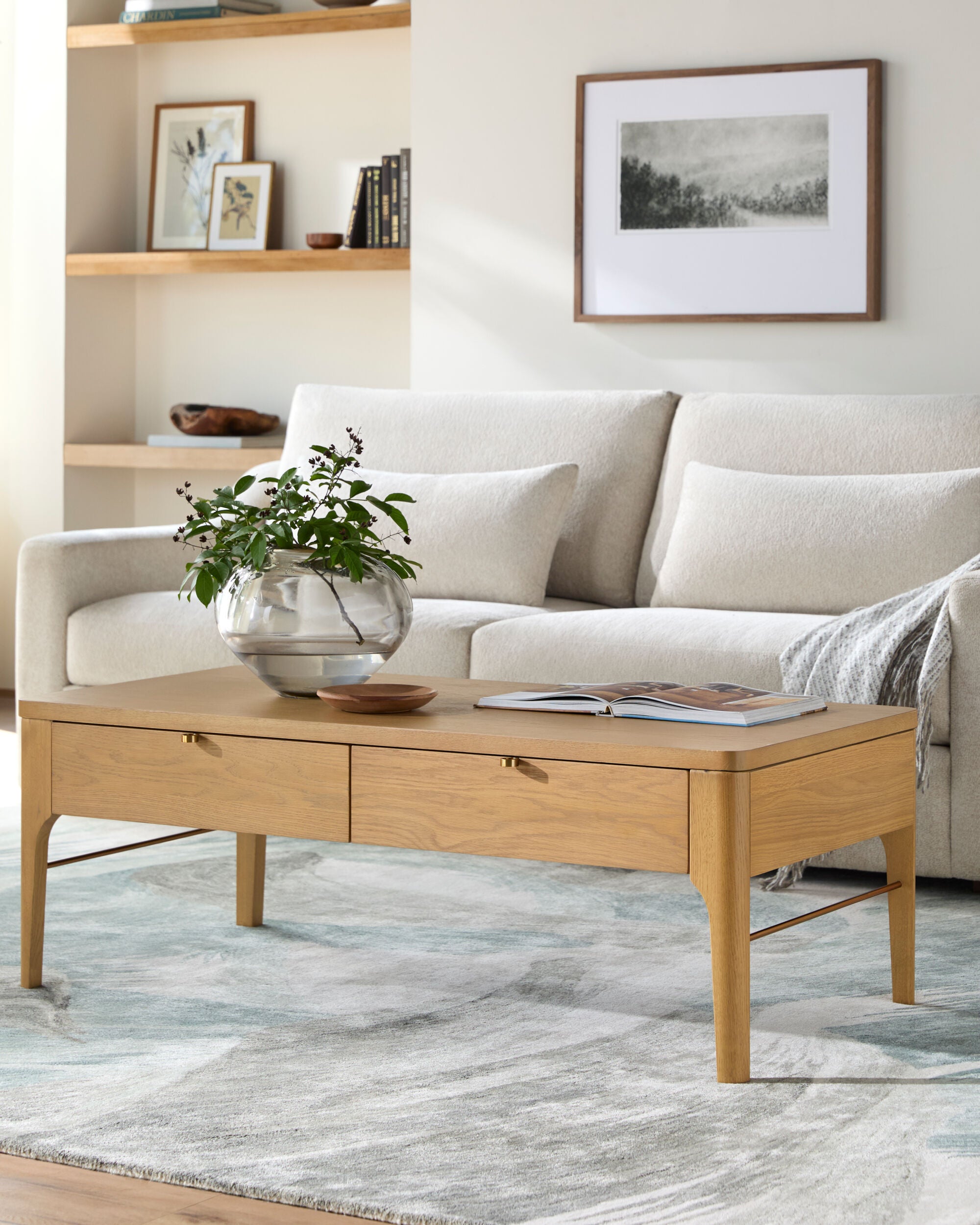 Anello Coffee Table FURNITURE - coffee table Surya