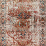 Aria Brick / Midnight Washable Rug RUGS - synthetic Surya