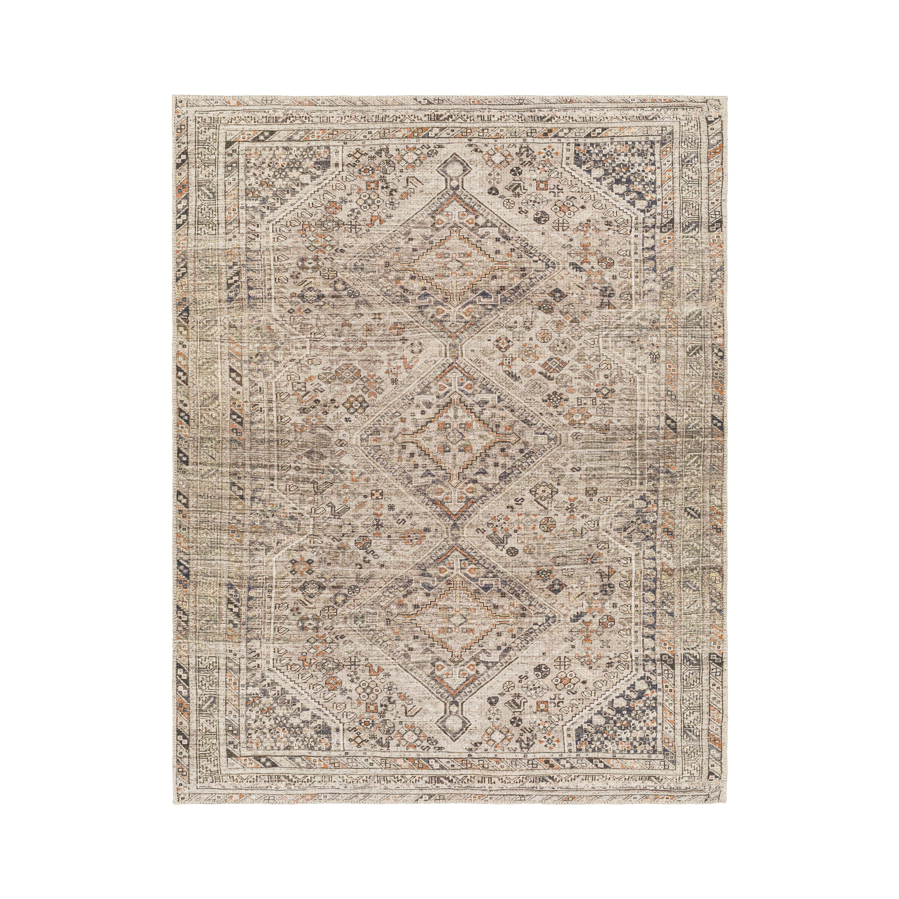 Aria Sage / Gold Washable Rug RUGS - synthetic Surya
