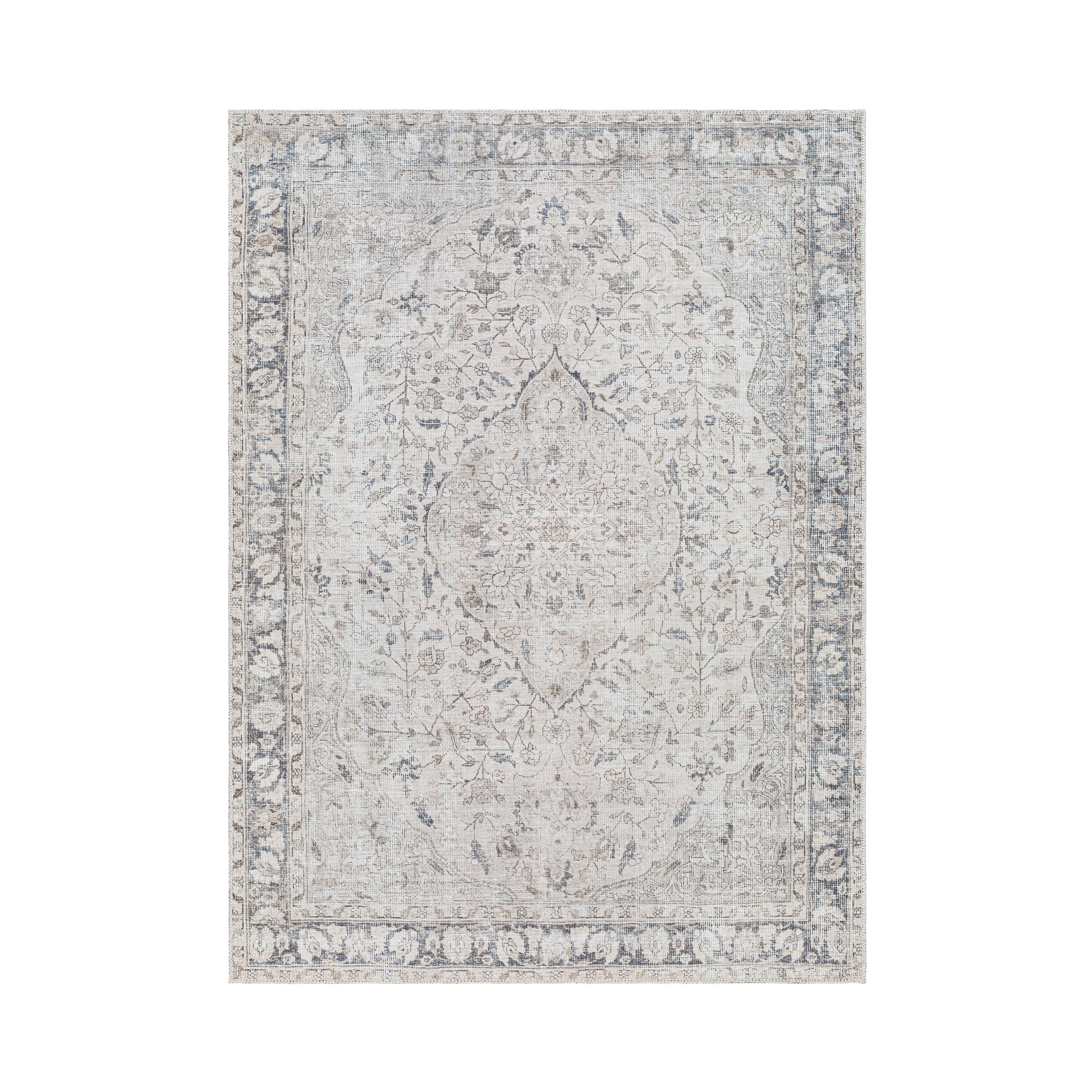 Aria Floral Sage Washable Rug RUGS - synthetic Surya