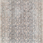 Aria Navy / Blush Washable Rug RUGS - synthetic Surya