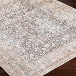 Aria Navy / Blush Washable Rug RUGS - synthetic Surya