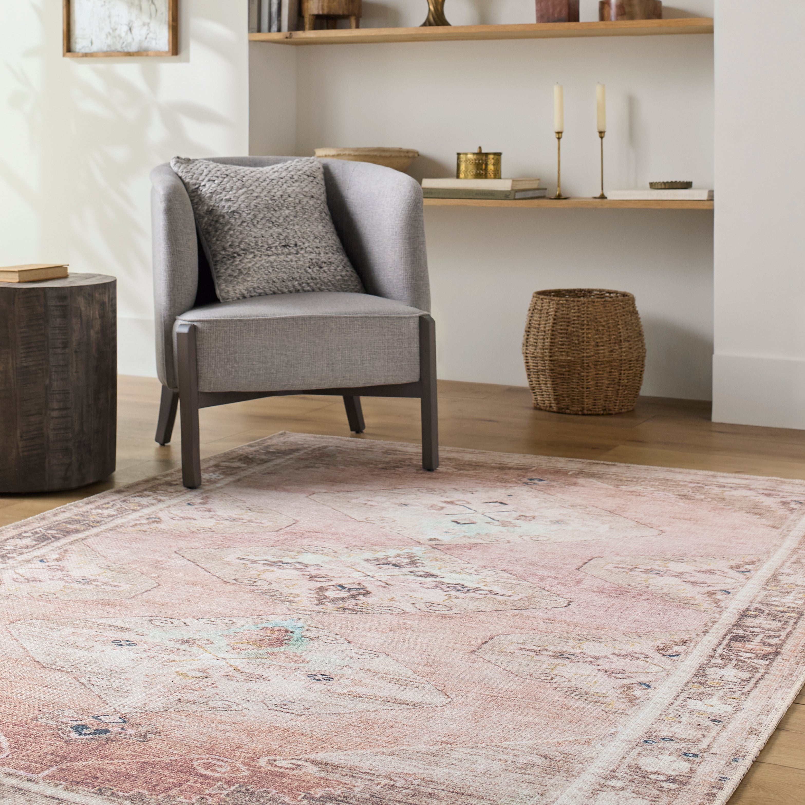 Aria Berry / Multi Washable Rug RUGS - synthetic Surya