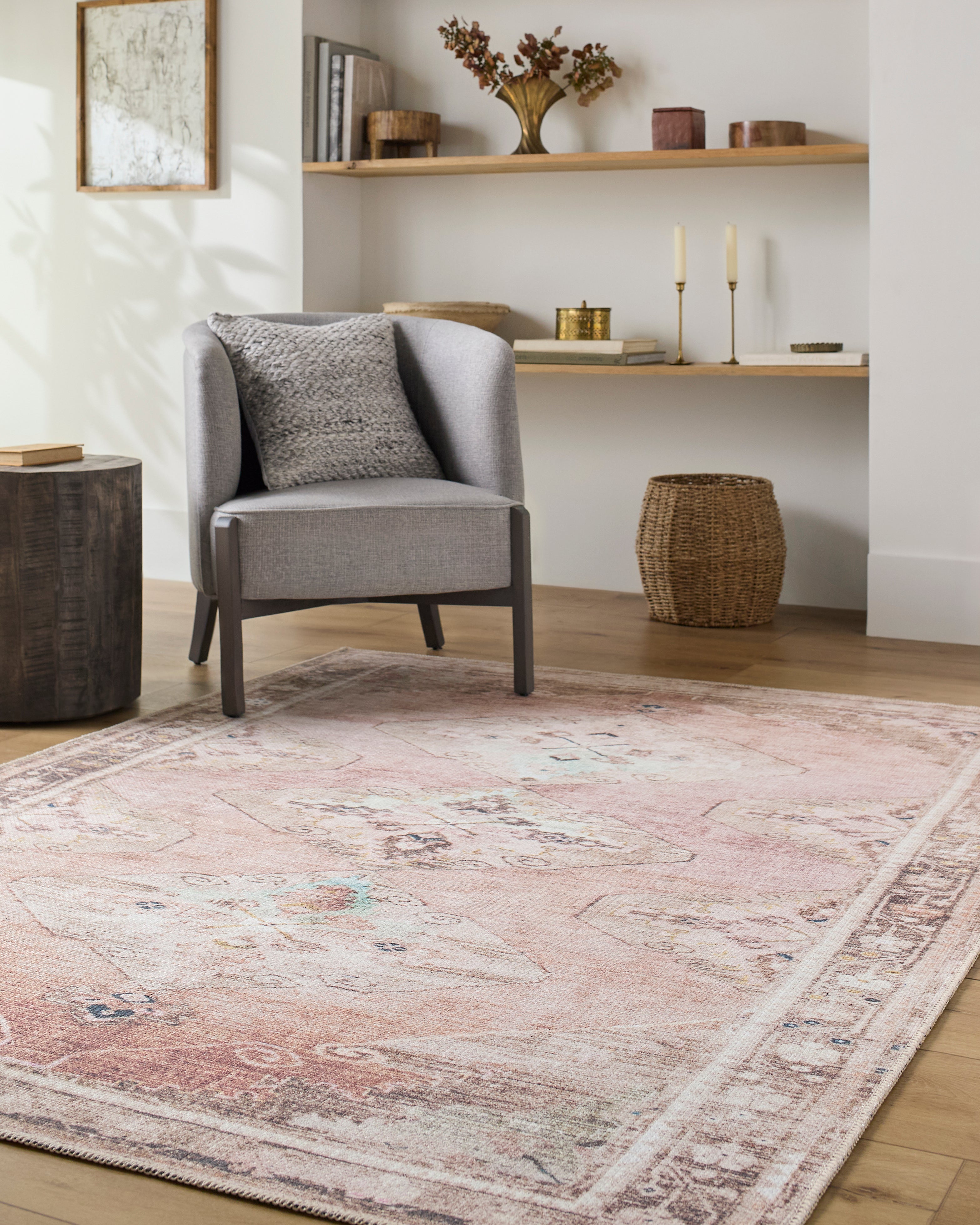 Aria Berry / Multi Washable Rug RUGS - synthetic Surya