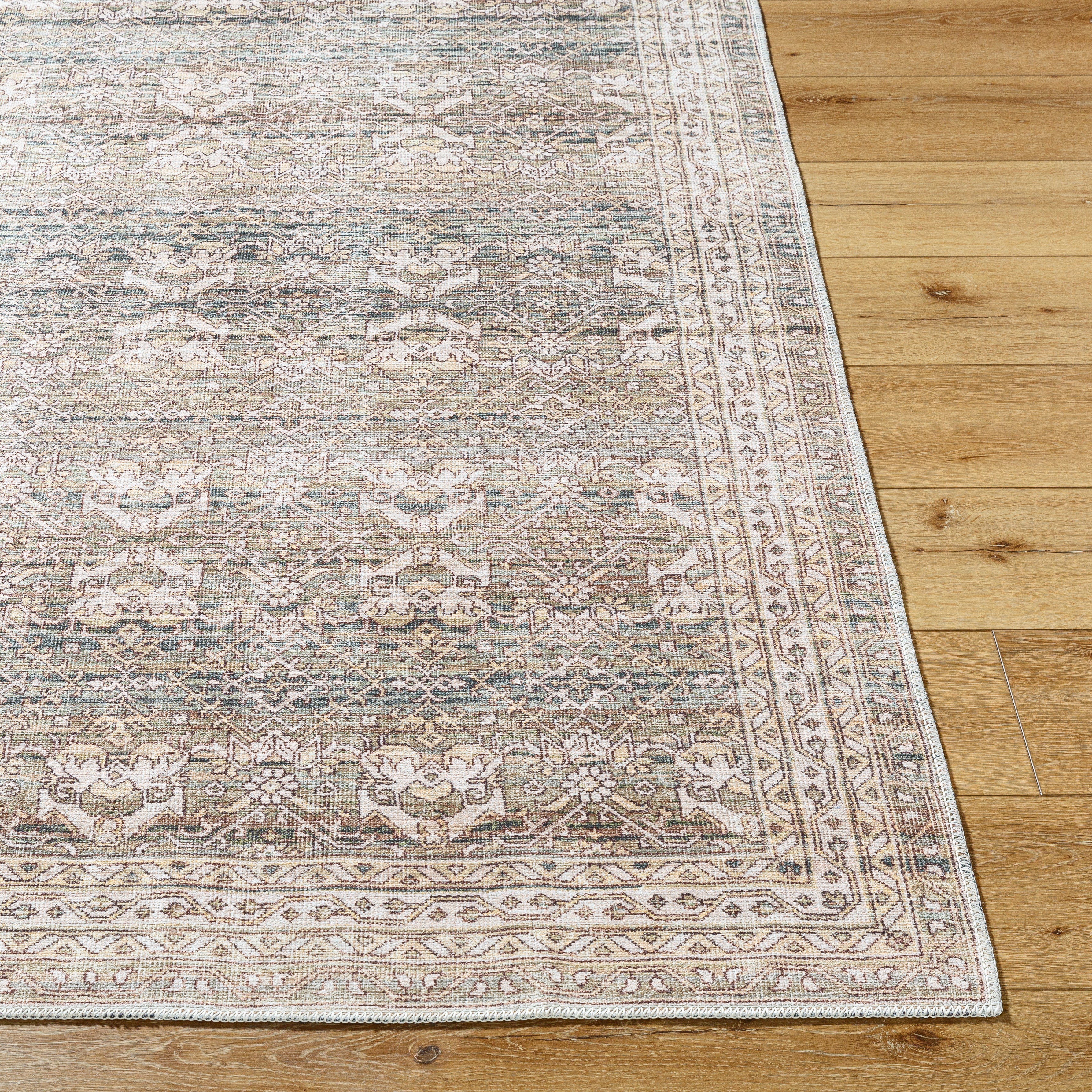 Aria Lagoon / Multi Washable Rug RUGS - synthetic Surya