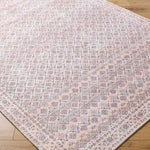 Aria Blush / Mocha Washable Rug RUGS - synthetic Surya