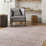 Aria Blush / Mocha Washable Rug RUGS - synthetic Surya