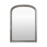 Natalyia Wall Mirror MIRROR - Mantel Mirror Surya Metallic - Silver
