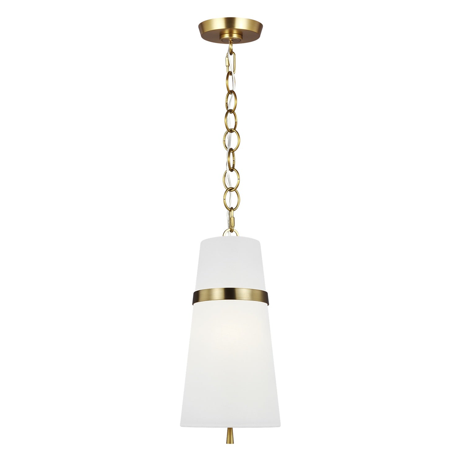 Cordtlandt Small Pendant LIGHTING - pendant Visual Comfort Burnished Brass