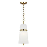 Cordtlandt Small Pendant LIGHTING - pendant Visual Comfort Burnished Brass