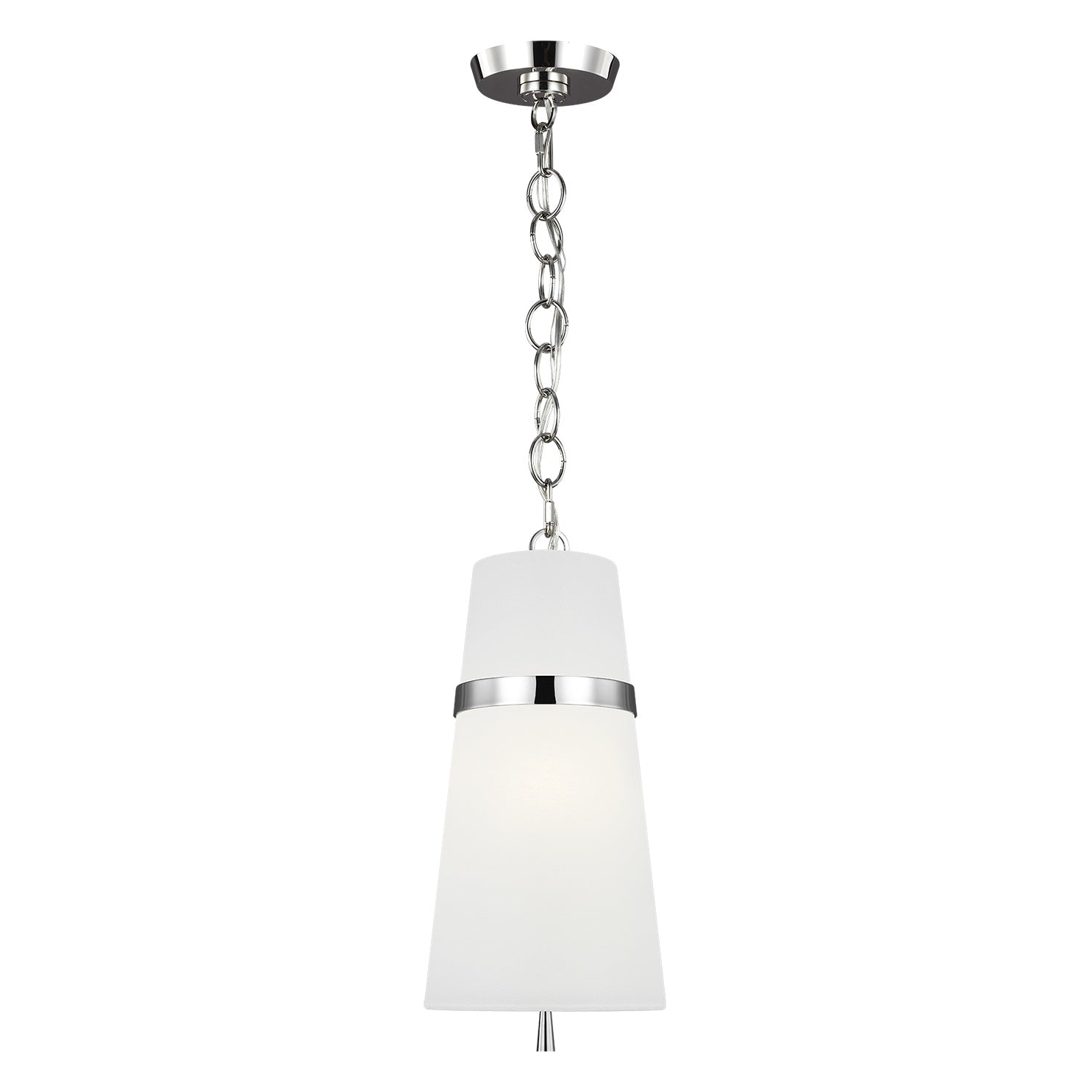 Cordtlandt Small Pendant LIGHTING - pendant Visual Comfort Polished Nickel