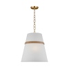 Cordtlandt Large Pendant LIGHTING - pendant Visual Comfort rattan