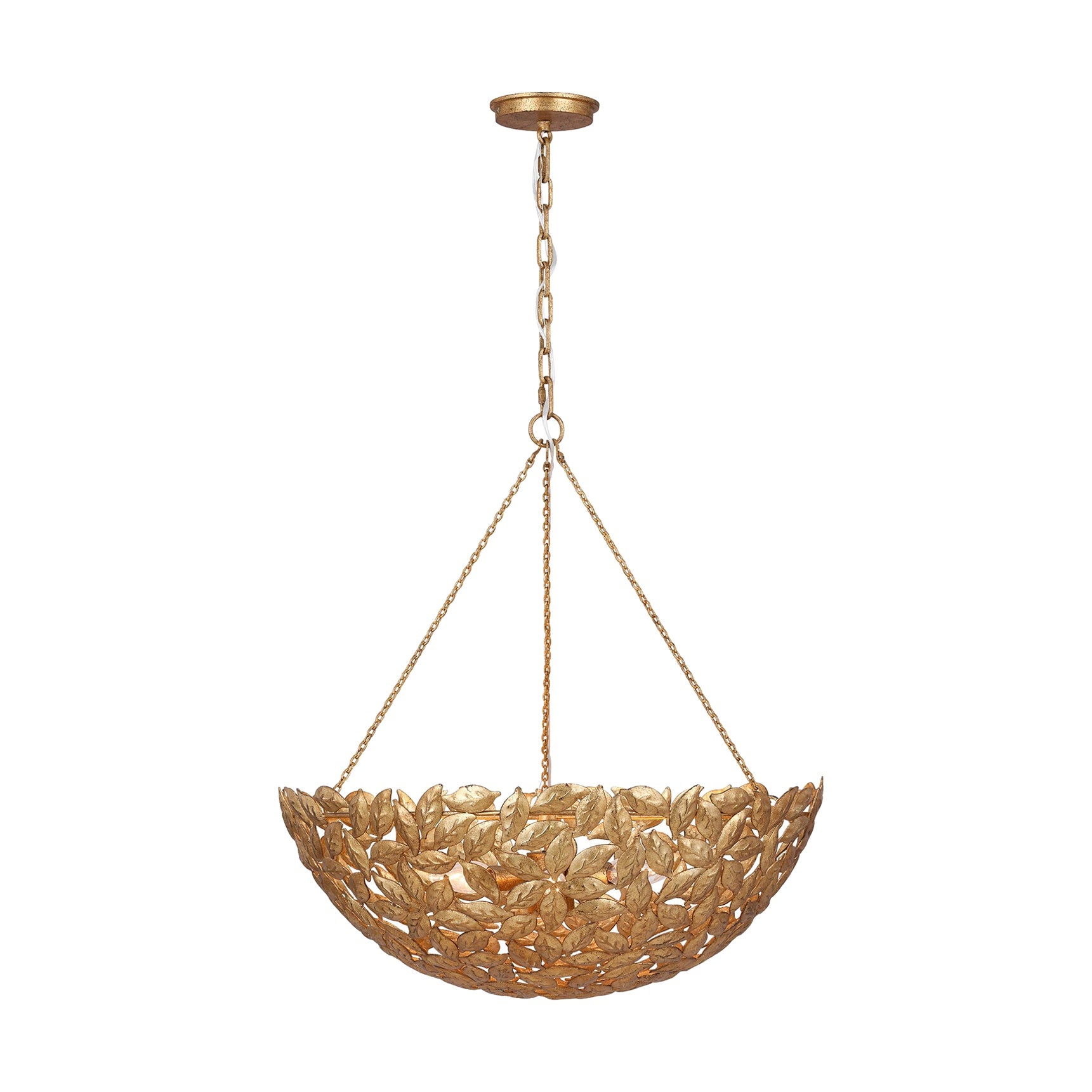 Kelan Large Pendant LIGHTING - chandelier Visual Comfort Antique Gild