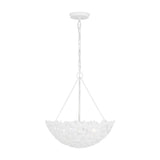 Kelan Small Pendant LIGHTING - chandelier Visual Comfort Textured White