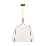 Leander Small Hanging Shade LIGHTING - pendant Visual Comfort Antique Gild