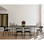 arc dining table - rug & weave