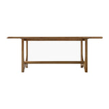 Arland Dining Table FURNITURE - dining table Surya Brown