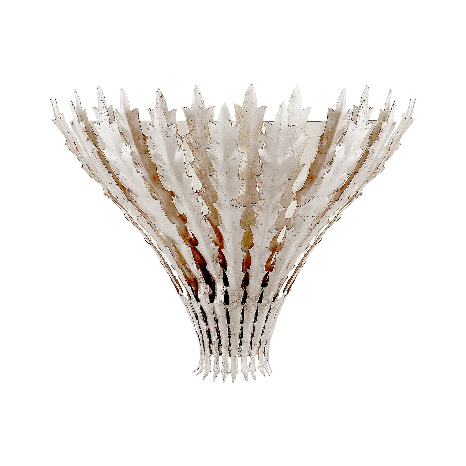 Hampton Wall Light LIGHTING - sconce Visual Comfort - Signature Burnished Silver Leaf