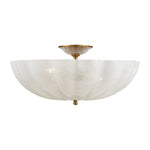 Rosehill Large Semi-Flush Mount LIGHTING - flush mount Visual Comfort Hand-Rubbed Antique Brass