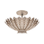 Hampton Mini Chandelier LIGHTING - chandelier Visual Comfort Burnished Silver Leaf