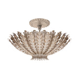 Hampton Mini Chandelier LIGHTING - chandelier Visual Comfort Burnished Silver Leaf