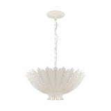 Hampton Small Chandelier LIGHTING - chandelier Visual Comfort Plaster White
