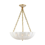 Rosehill Large Chandelier LIGHTING - chandelier Visual Comfort Hand-Rubbed Antique Brass