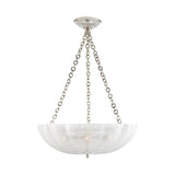 Rosehill Large Chandelier LIGHTING - chandelier Visual Comfort Polished Nickel