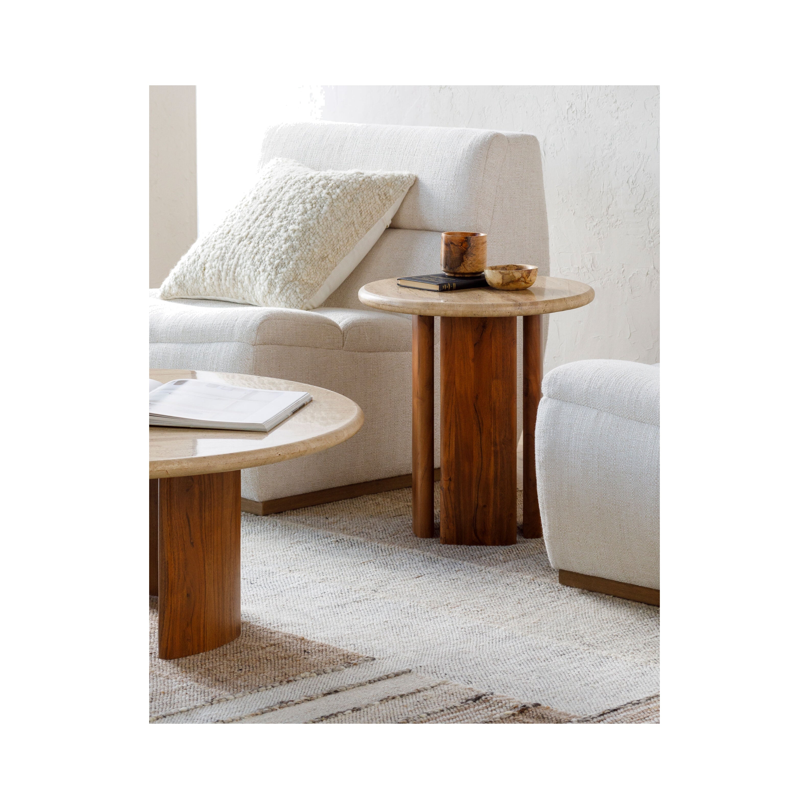 Abacus End Table FURNITURE - end table Surya